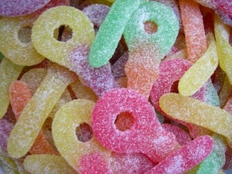 Fizzy Dummies Sweets Wallpaper
