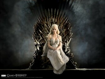 Daenerys Targaryen Iron Throne Game Of Thrones Wallpaper