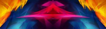 Abstract Colors Dual Monitor Wallpaper R Multiwall