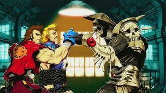 Double Dragon Neon Wallpaper Wallpaperbq