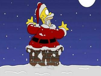 The Simpsons Christmas Wallpaper Image