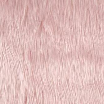 Faux Fur Luxury Shag Baby Pink Discount Designer Fabric