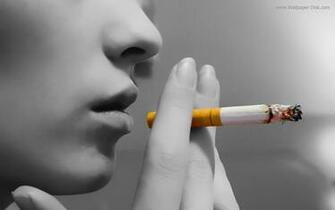 Girl Smoking Wallpaper