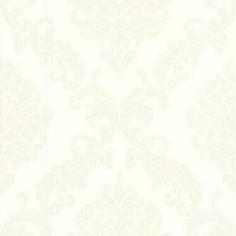 Sebastion Cream Damask Wallpaper Bolt Contemporary