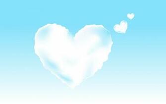 Wallpaper Pc Heart Cloud