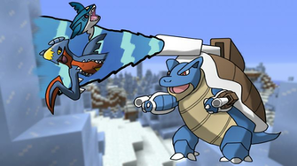 Pokemon Sharknado W Mega Blastoise Garchomp By Kabyalkaris On