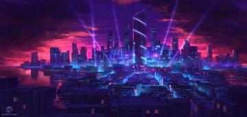 Background Art Future Metropolis By Julian Seifert Olszewski