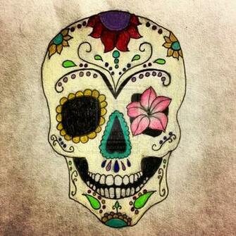 Skull Background Sugar Background