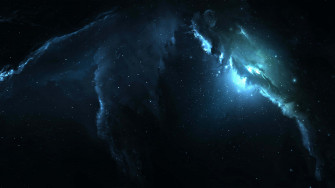 Black Space 4k Wallpaper