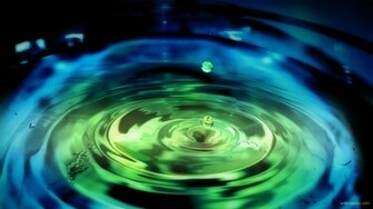 3d Water Drop Render HD Wallpaper