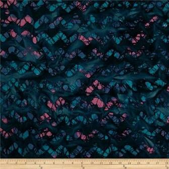 Indian Batiks Chevron Navy Blue Background