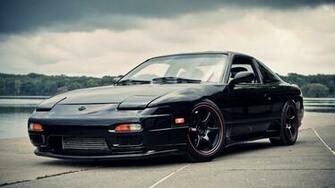 Cars Nissan Black 180sx Wallpaper