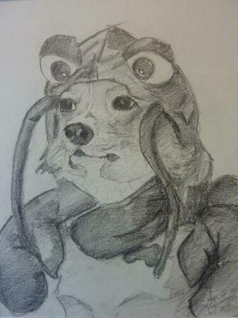 Corgi In A Lobster Suit By Bargadiel