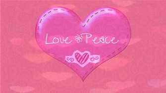 Peace And Love Wallpaper HD Early