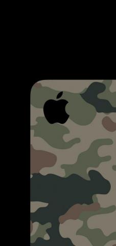Apple Logo Camouflage Design iPhone