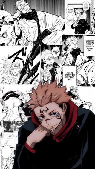 Made A Sukuna Manga Background R Animeart