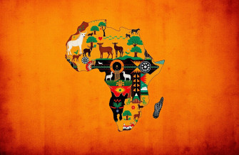 Africa Map Wallpaper