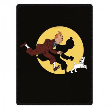 The Adventures Of Tintin Throw Blanket Coral Fleece Autumn