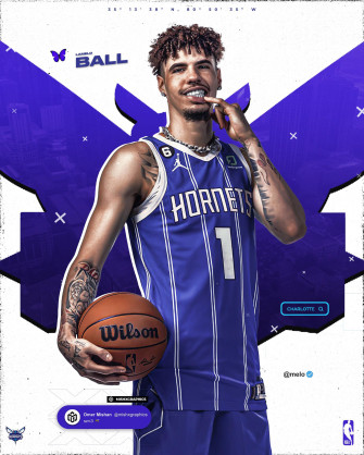Lamelo Ball Hornets 4k Wallpaper