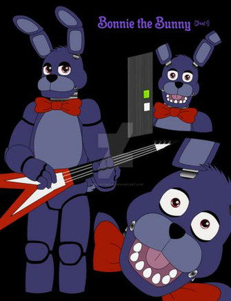 Bonnie The Bunny Sketch Fnaf By Twilightwolf0