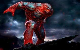 Blue Lava Wallpaper Dark Demon