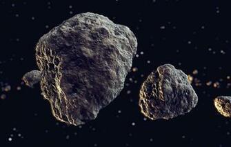Wallpaper Space Universe Rocks Meteors Image For Desktop