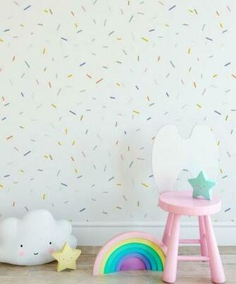 Confetti Wallpaper Delightful Kids Milton King