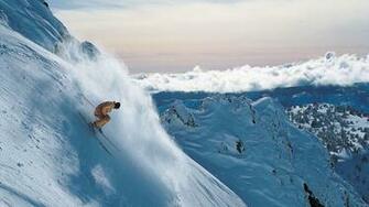 Mountain Ski Wallpaper Background