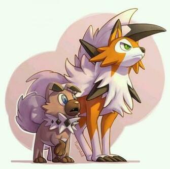 Rockruff And Lycanroc Soccershrines Alola Pok Mon Pokemon Sun