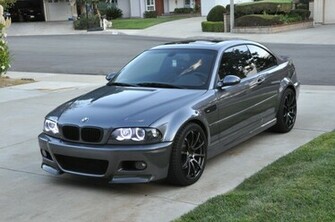 Bmw E46 M3 Acier Gris Wallpaper