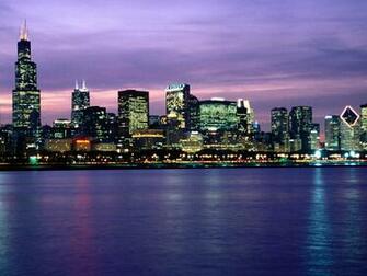 Background After Hours Chicago Skyline