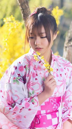 Cute Japanese Girl iPhone Plus Wallpaper