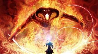 Gandalf And The Balrog HD Wallpaper