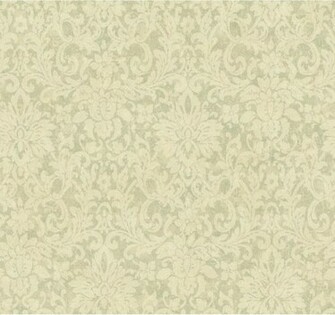 Iii Aqua Floral Damask Wallpaper Eclectic By Bellacor