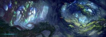 Tree Roots Magic Forest Wallpaper Baltana