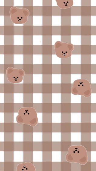 Wallpaper Bear Brown Simple iPhone Soft