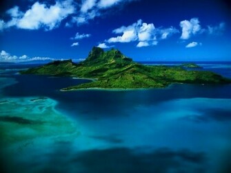 Deep Blue Water Wallpaper