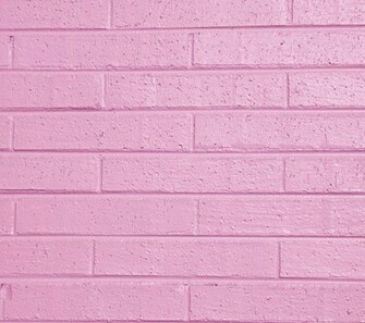Pink Painted Brick Wall