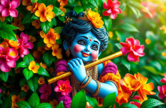 Natkhat Krishna HD Wallpaper