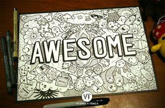 Cute Monster Doodle Wallpaper Awesome Monsters By