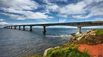 Wallpaper Confederation Bridge Prince Edward Island Canada