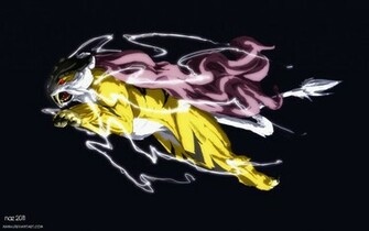 Background Legendary Pokemon Raiku Art HD Wallpaper