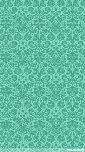 Mint Floral iPhone Wallpaper Vintage