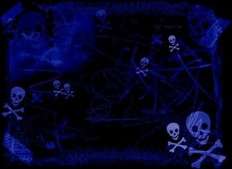 Blue Skull Wallpaper Desktop Background