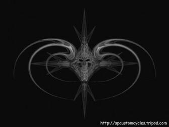 Awesome Skull Swirl Tribal Gothic Goth Wallpaper Uploaded By