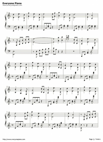 The Background Music Of Gujian Qitan Piano Sheet Pre