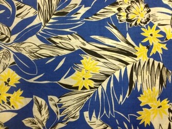 Vintage Hawaiian Print Lovely Tropical