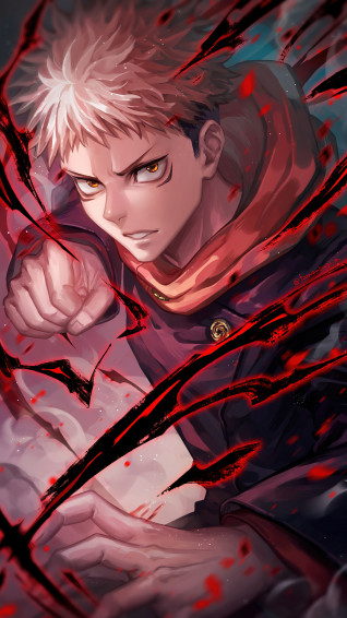 Yuji Itadori Jujutsu Kaisen Wallpaper iPhone Phone 4k 6290e