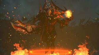 Doom Lucifer Dota Set Game HD Wallpaper