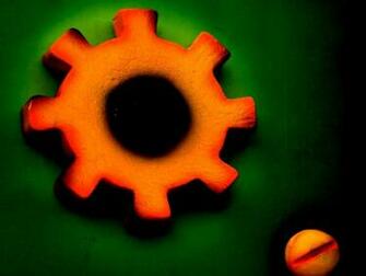 Orange And Green Wallpaper